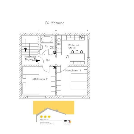 شقة Haus Post Eg-wohnung تودتناو
